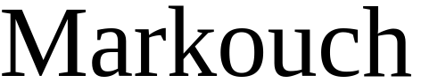 Markouch Logo Menu